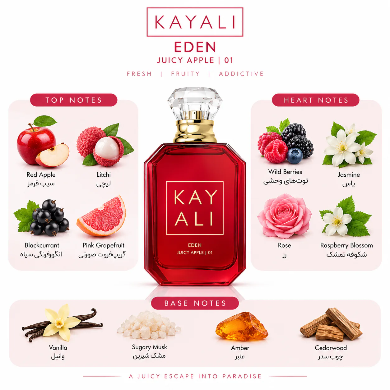 عطر کایلی مدل ادن 100 میلی لیتر