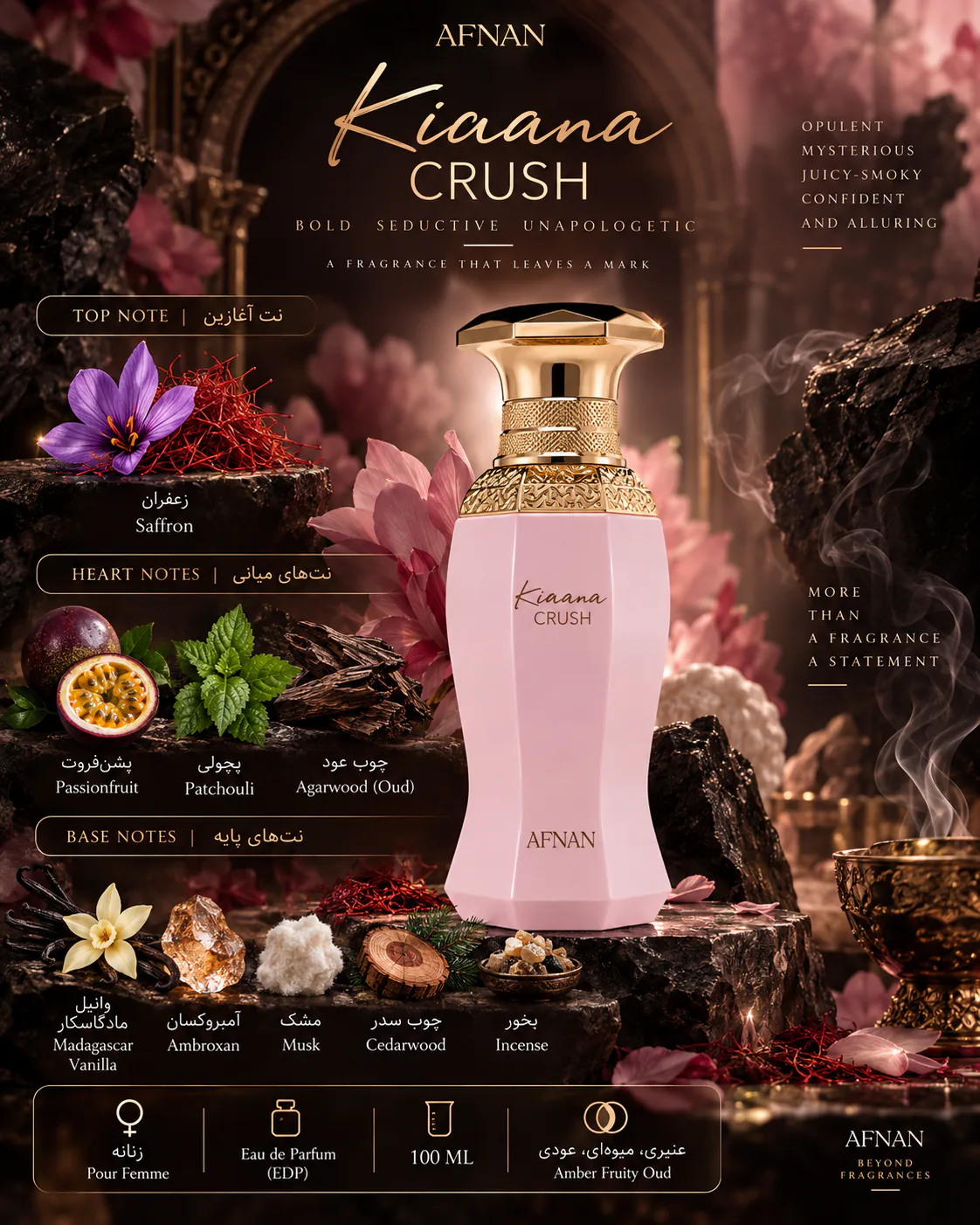 عطر افنان مدل کیانا کراش ۱۰۰میلی لیتر