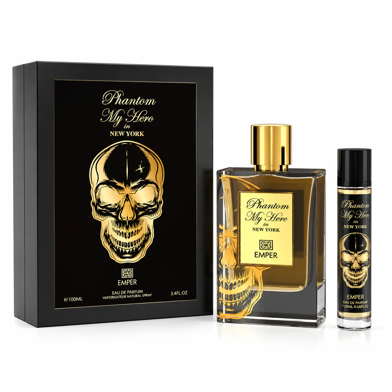 عطر امپر مدل فانتوم مای هیرو نیویورک ۱۰۰+۲۰ میلی لیتر
