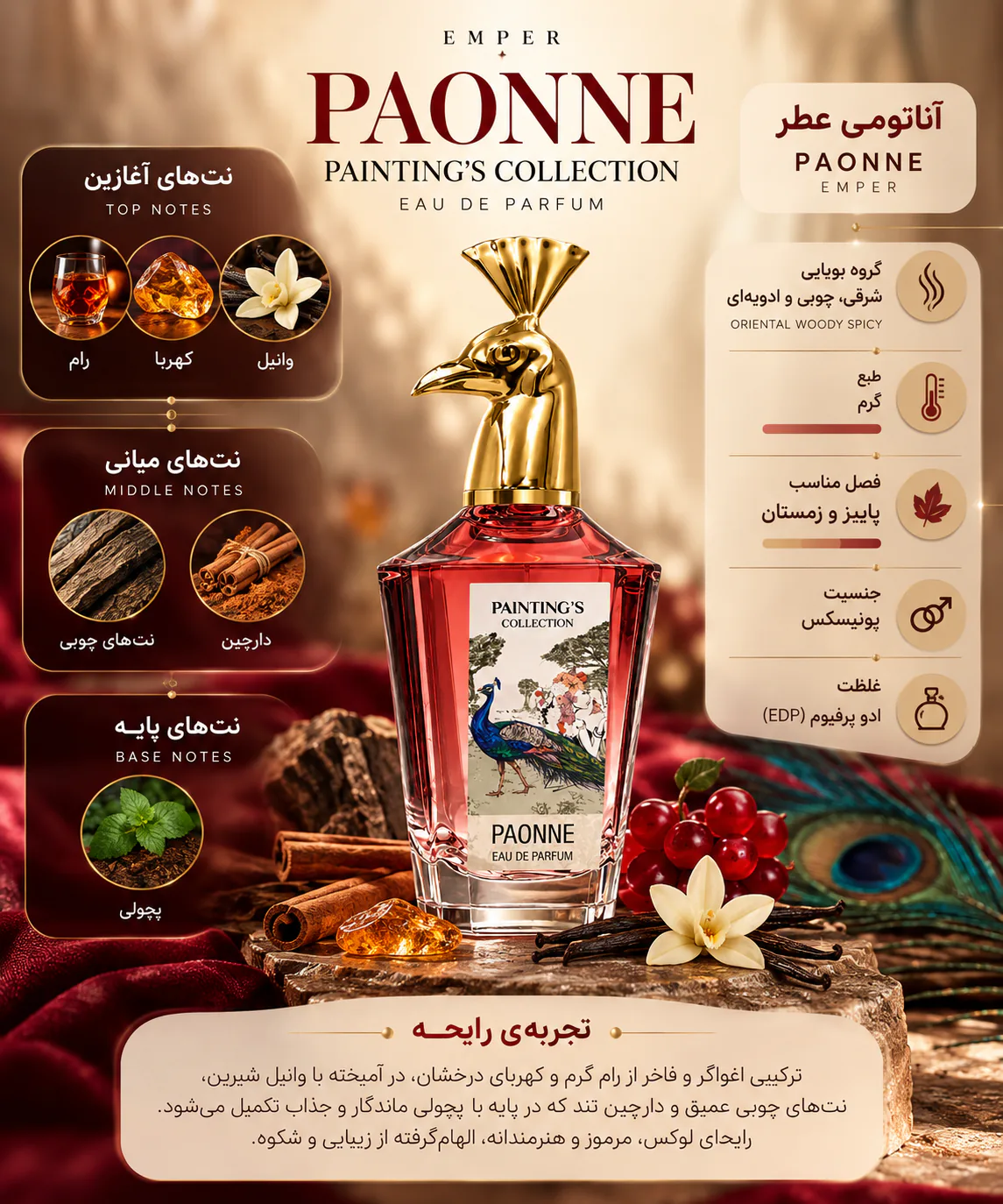 عطر امپر مدل پائون ۱۰۰میلی لیتر